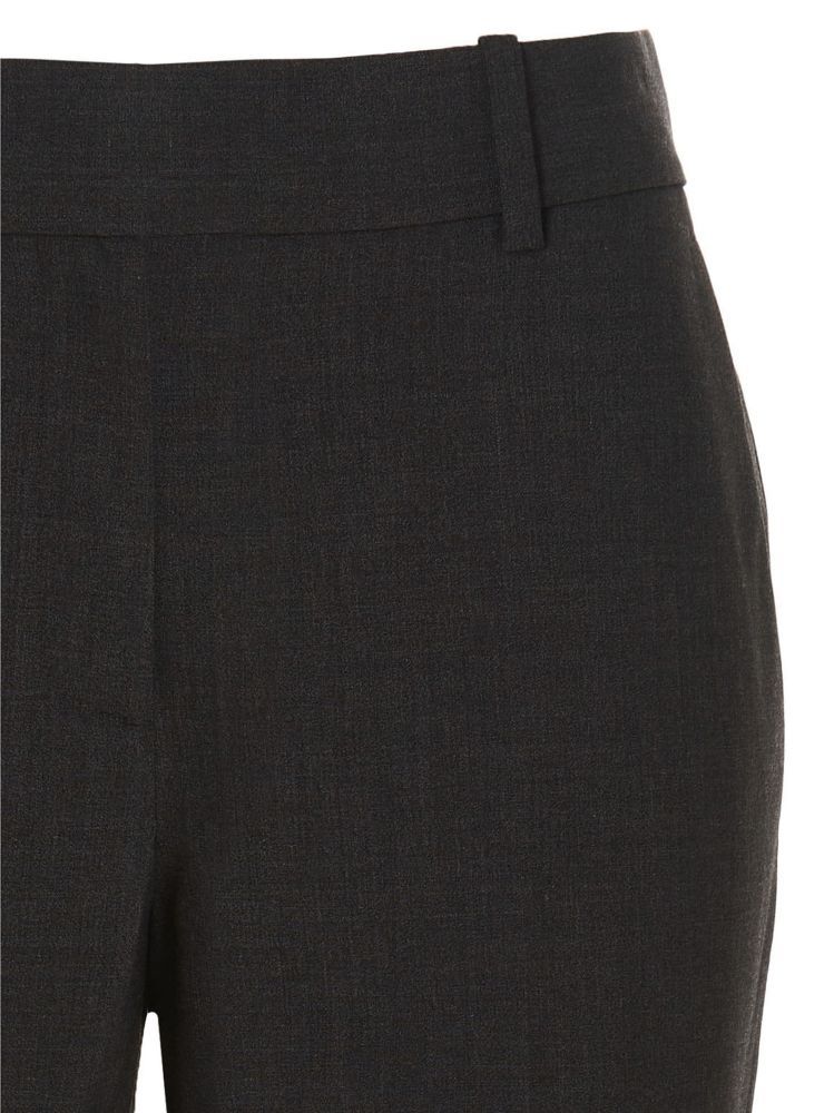 THEORY CASUAL PANTS WITH WAIST AND LOOP STRAPS