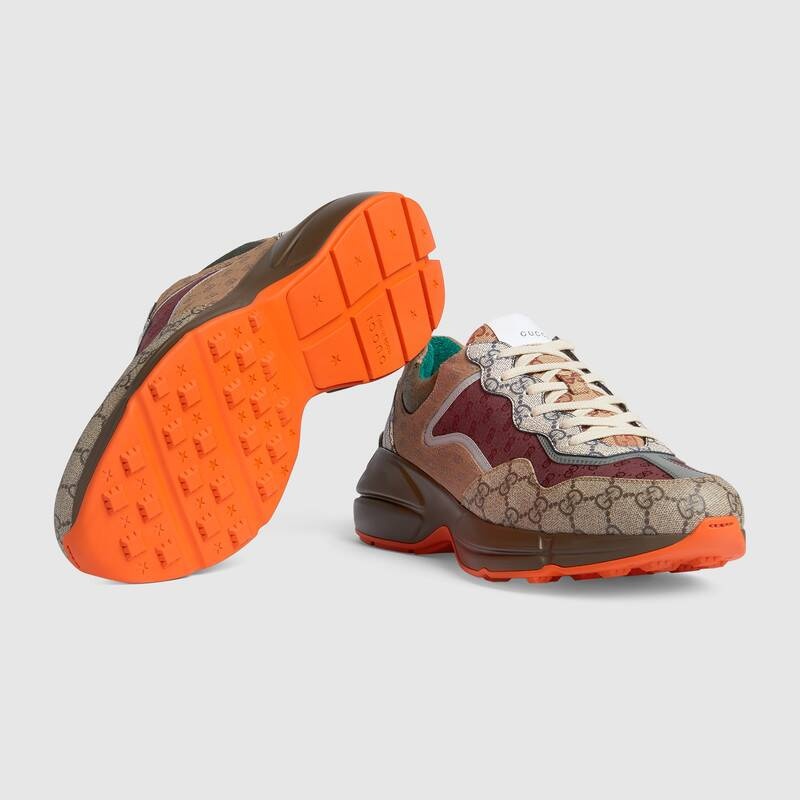 Gucci Gg Rhyton Low-top Sneakers In Multicolor
