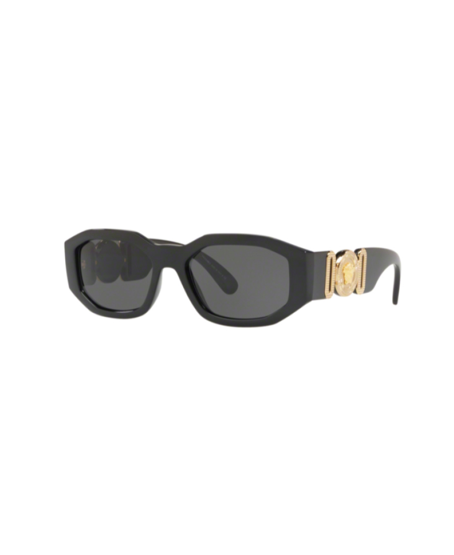 Versace Square Sunglasses In Black