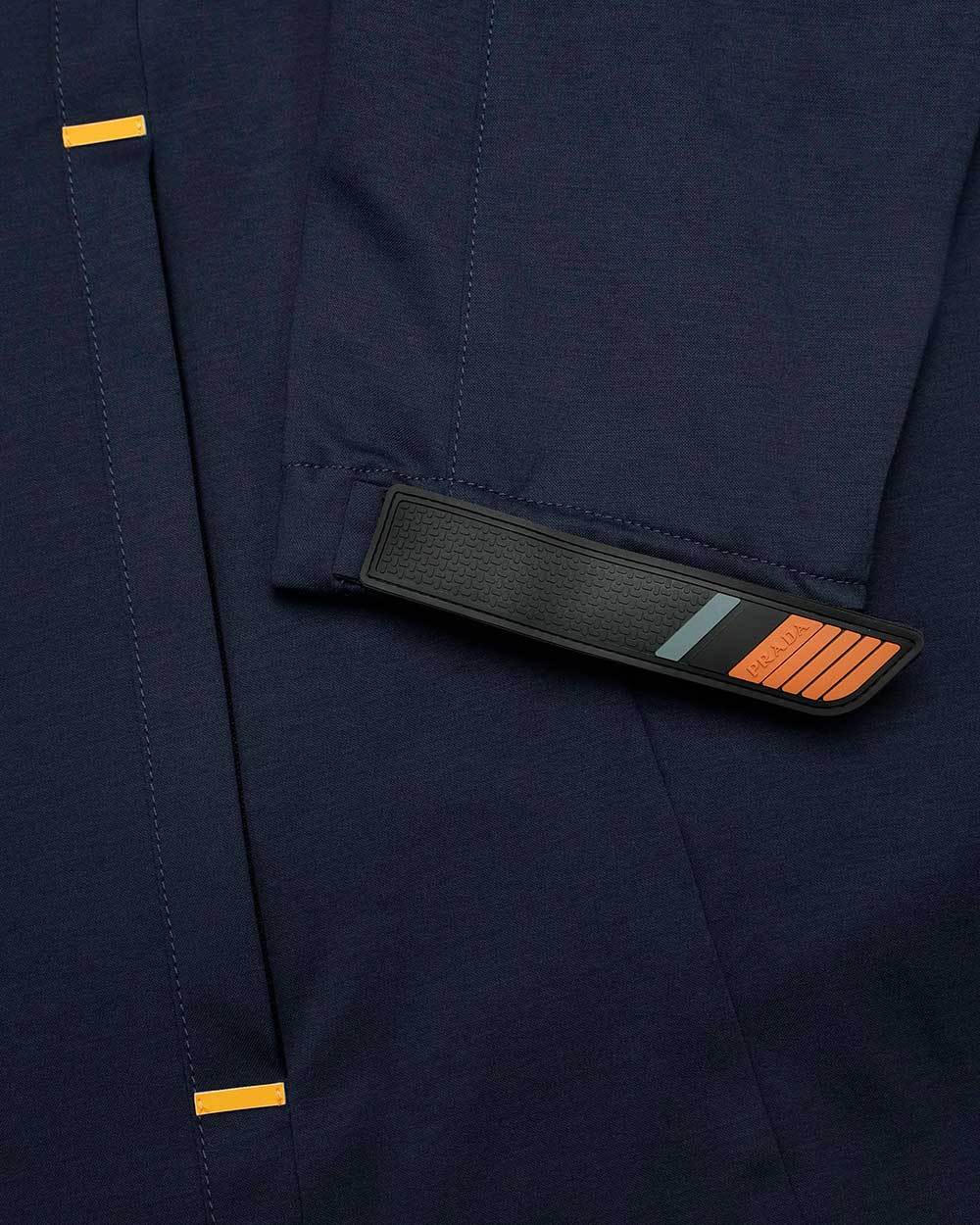 PRADA ZIPPER HOODED CASUAL JACKET