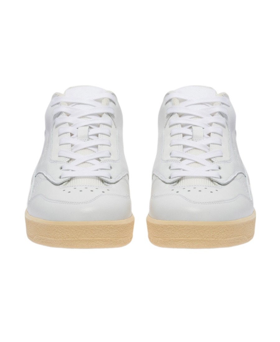 Jil Sander Logo-embossed Low-top Sneakers In White