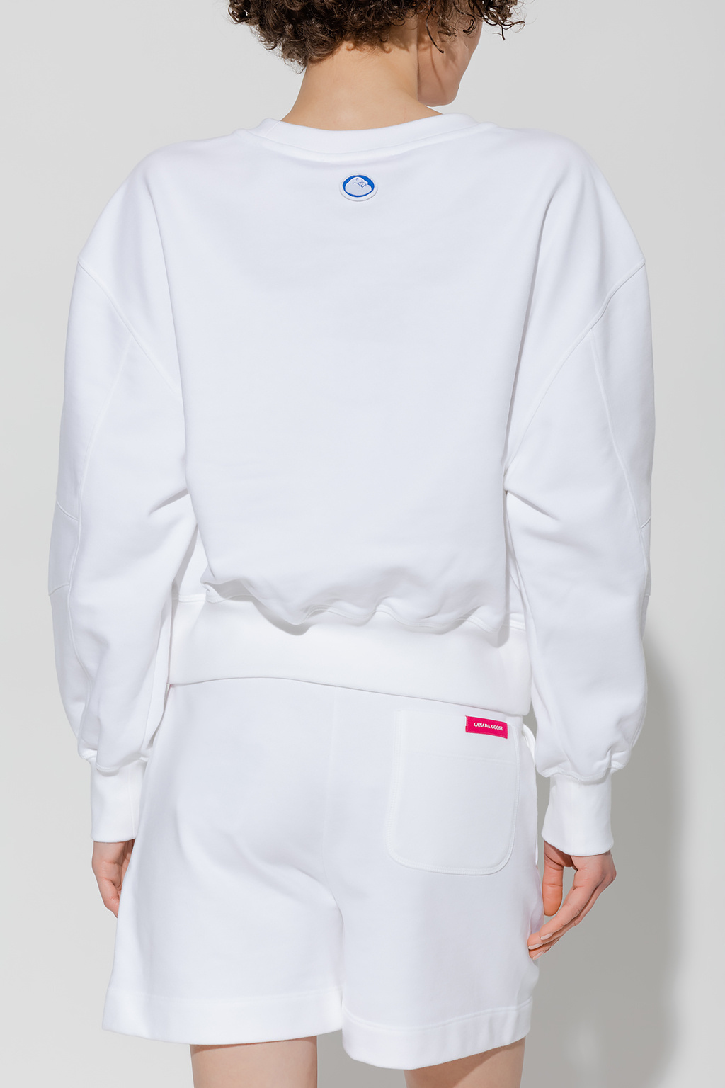 Shop Canada Goose X Paola Pivi Muskoka Sweatshirt In White
