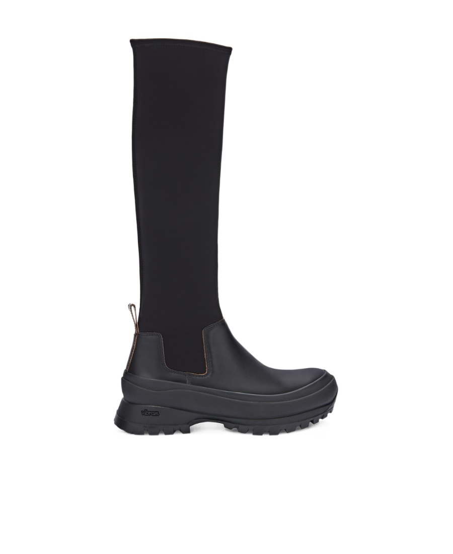 Jil Sander Vibram Soled Boots In Black