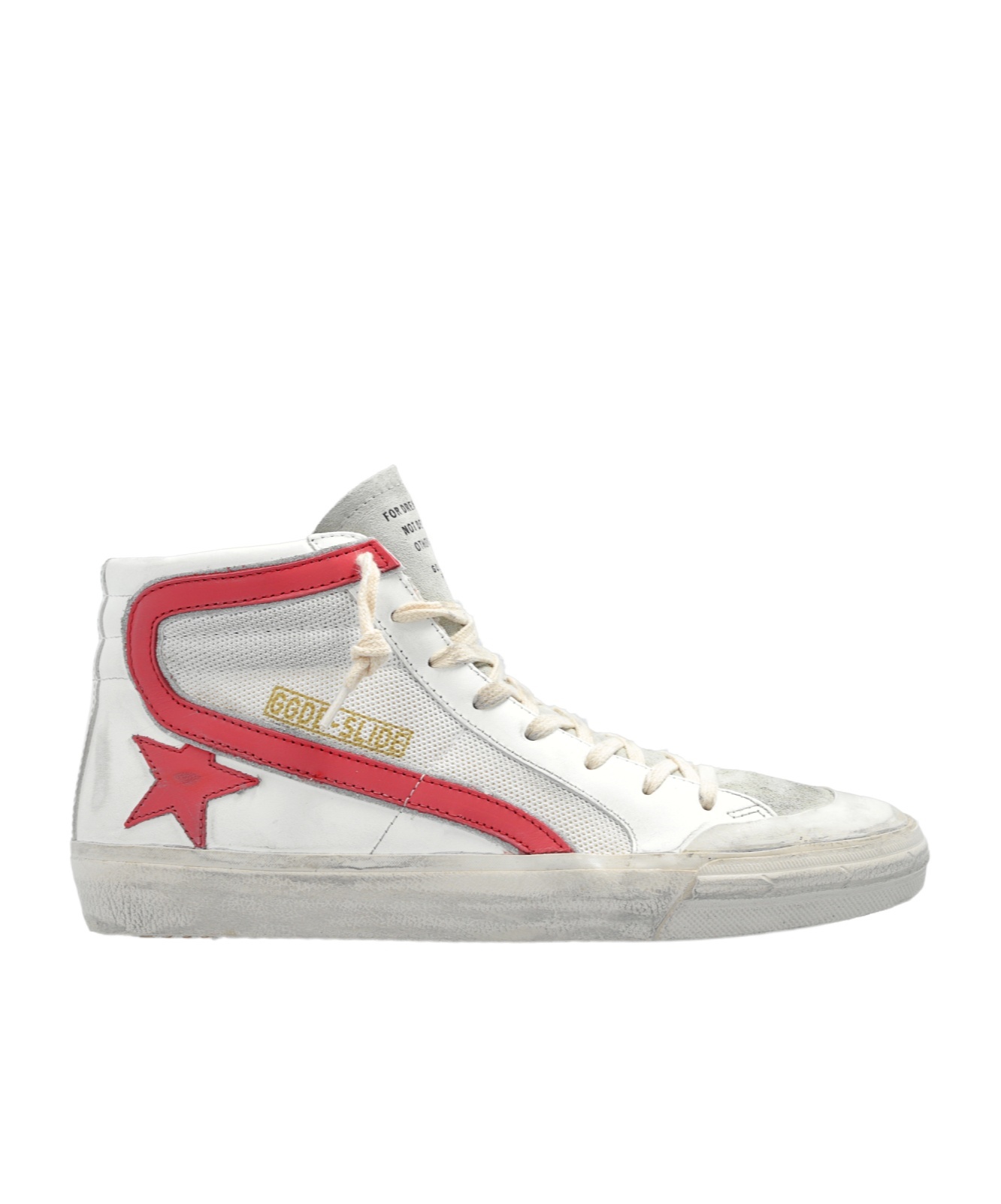 Golden Goose Deluxe Brand Slide Double Quarter Penstar Sneakers In White