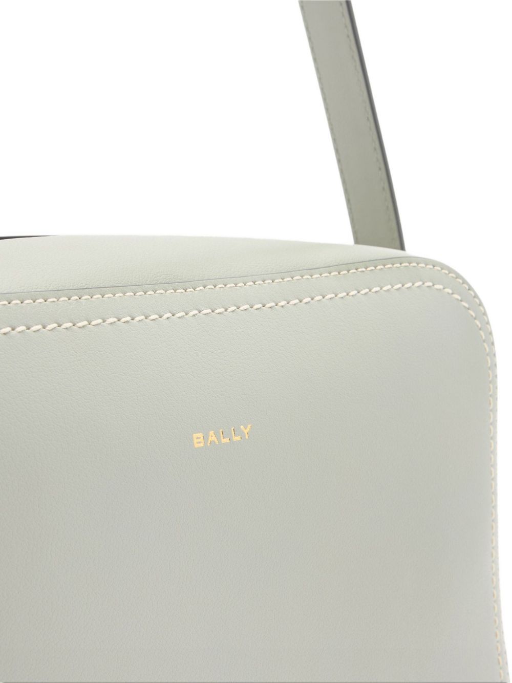 Bally Easy Leather Cross Body Bag In Gray