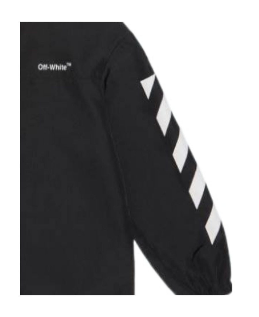 Off-white Chest Logo-print Jacket In Black