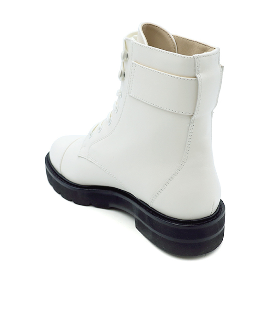 Stuart Weitzman Side Buckle-detail Boots In White