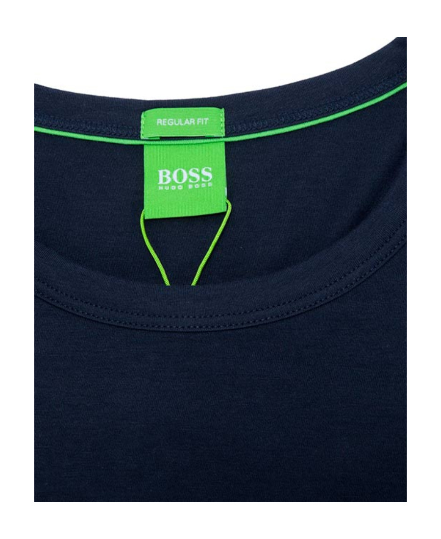 Hugo Boss Logo Details T-shirt In Blue