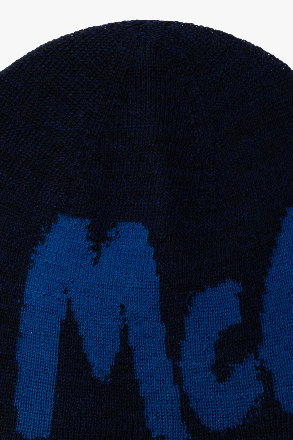 Alexander Mcqueen Logo Embroidered Knit Beanie In Black