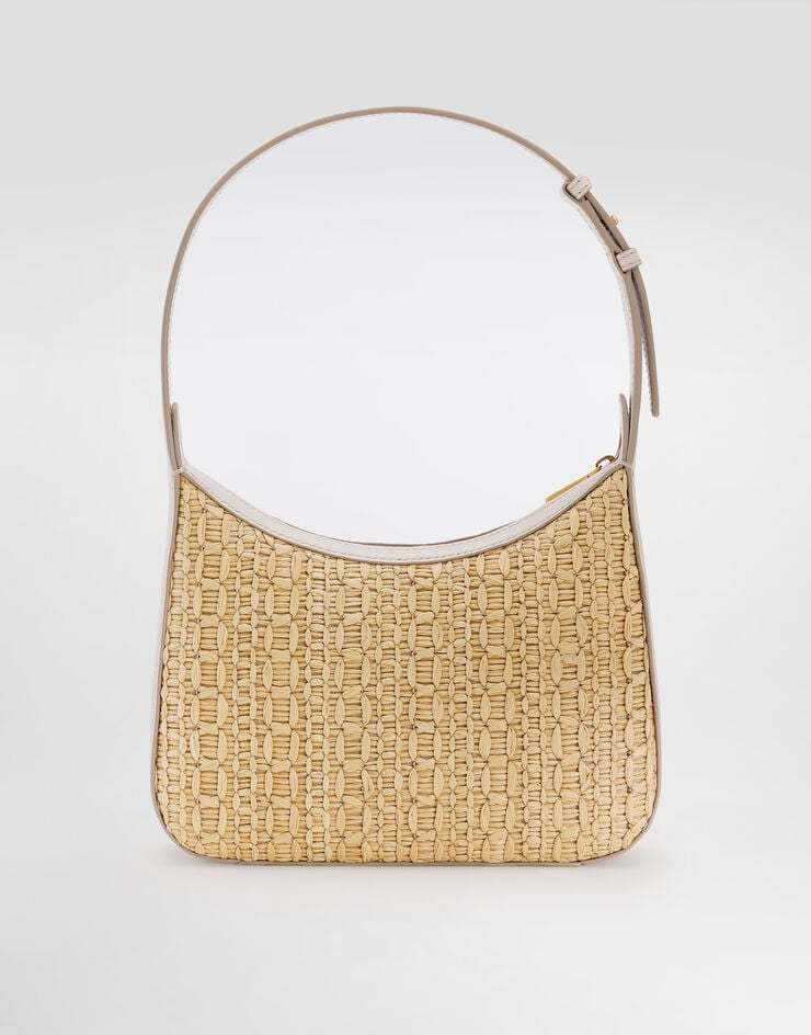 Dolce & Gabbana Rafia Crochet Shoulder Bag