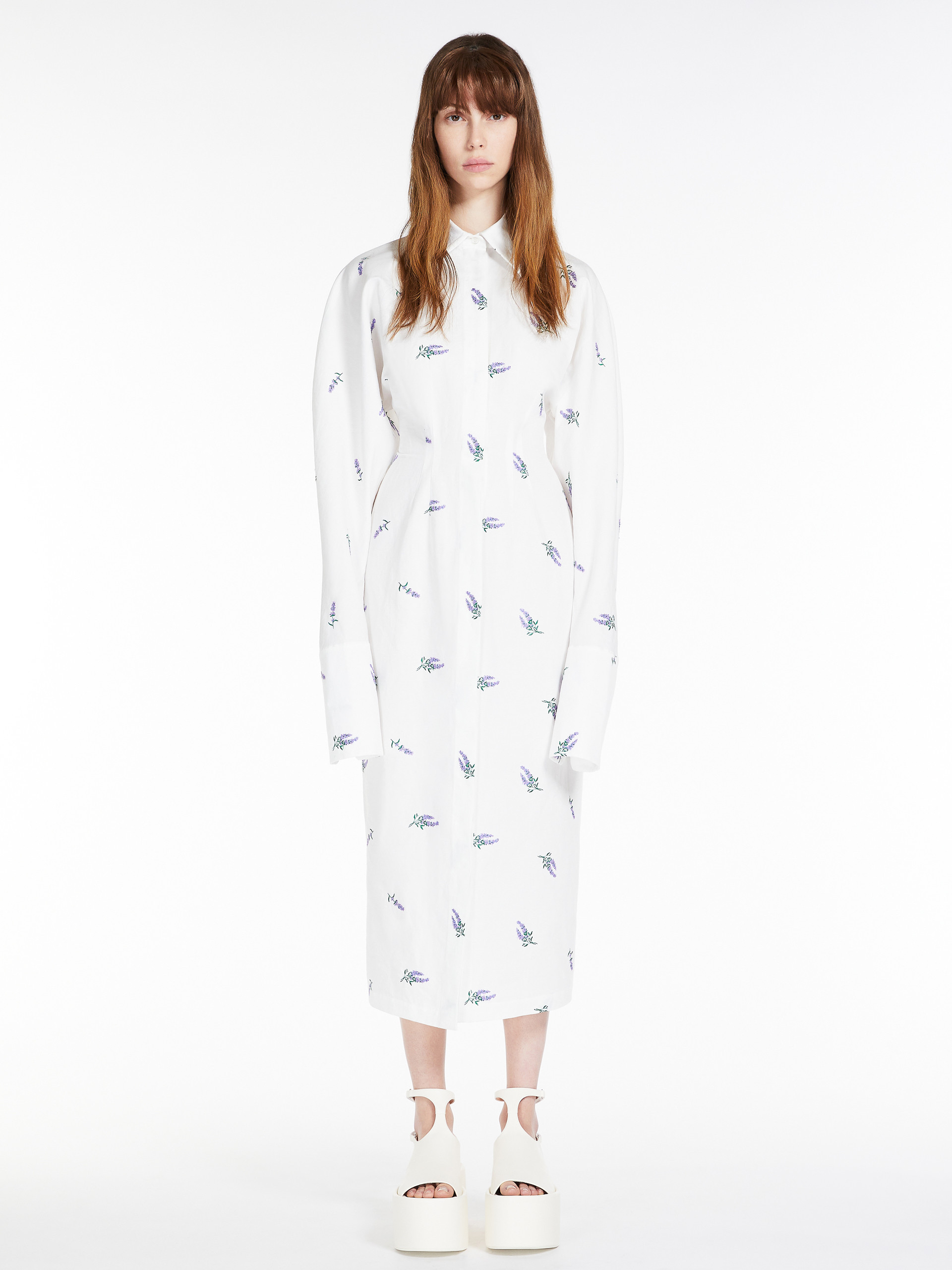 Sportmax Shirt-style Dress In White