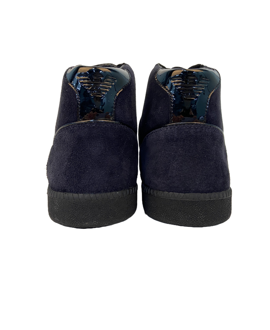 EMPORIO ARMANI LOGO DETAILS CASUAL SPORTS SHOES