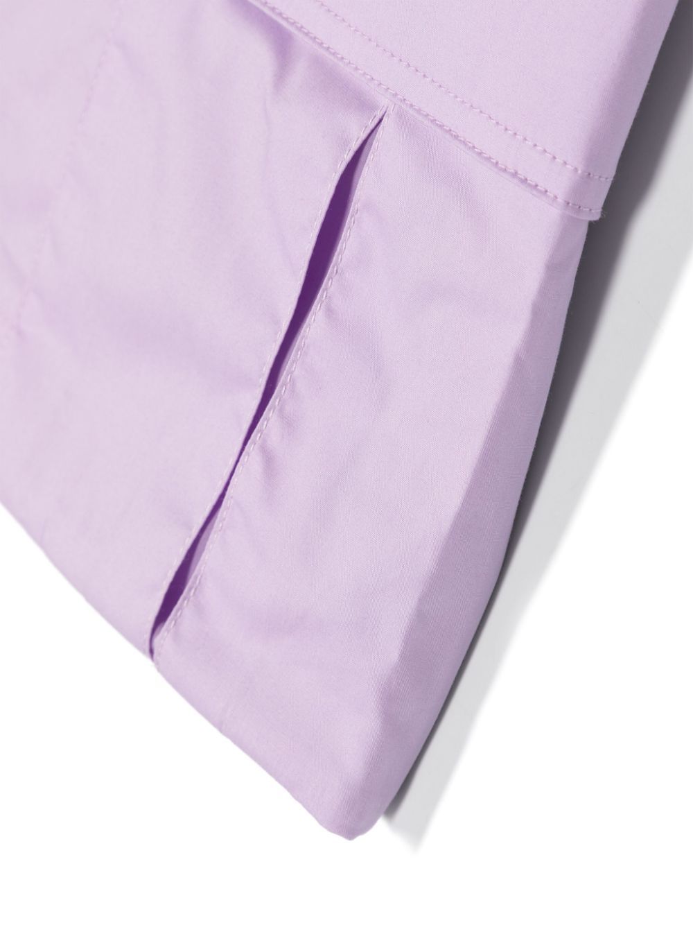 Monnalisa Poplin Cargo Shorts In Purple