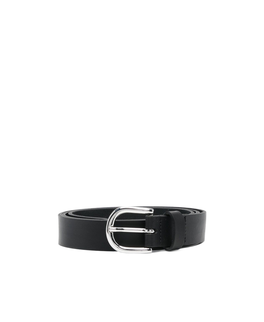 Isabel Marant Zap Belts In Black Leather In Black