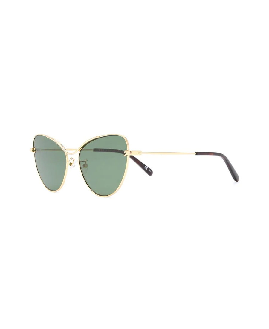 Stella Mccartney Cat's Eye Frame Sunglasses In Green