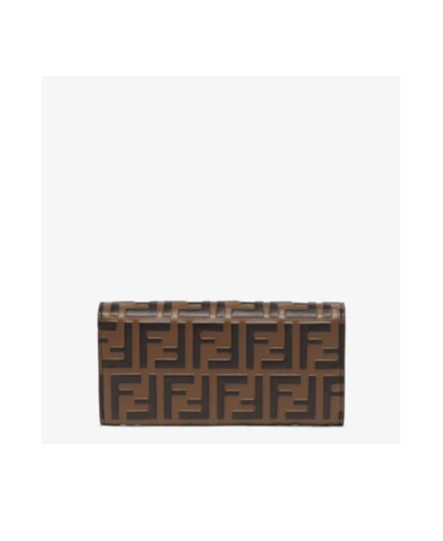 Fendi Ff Diamonds Long Purse In Multicolor
