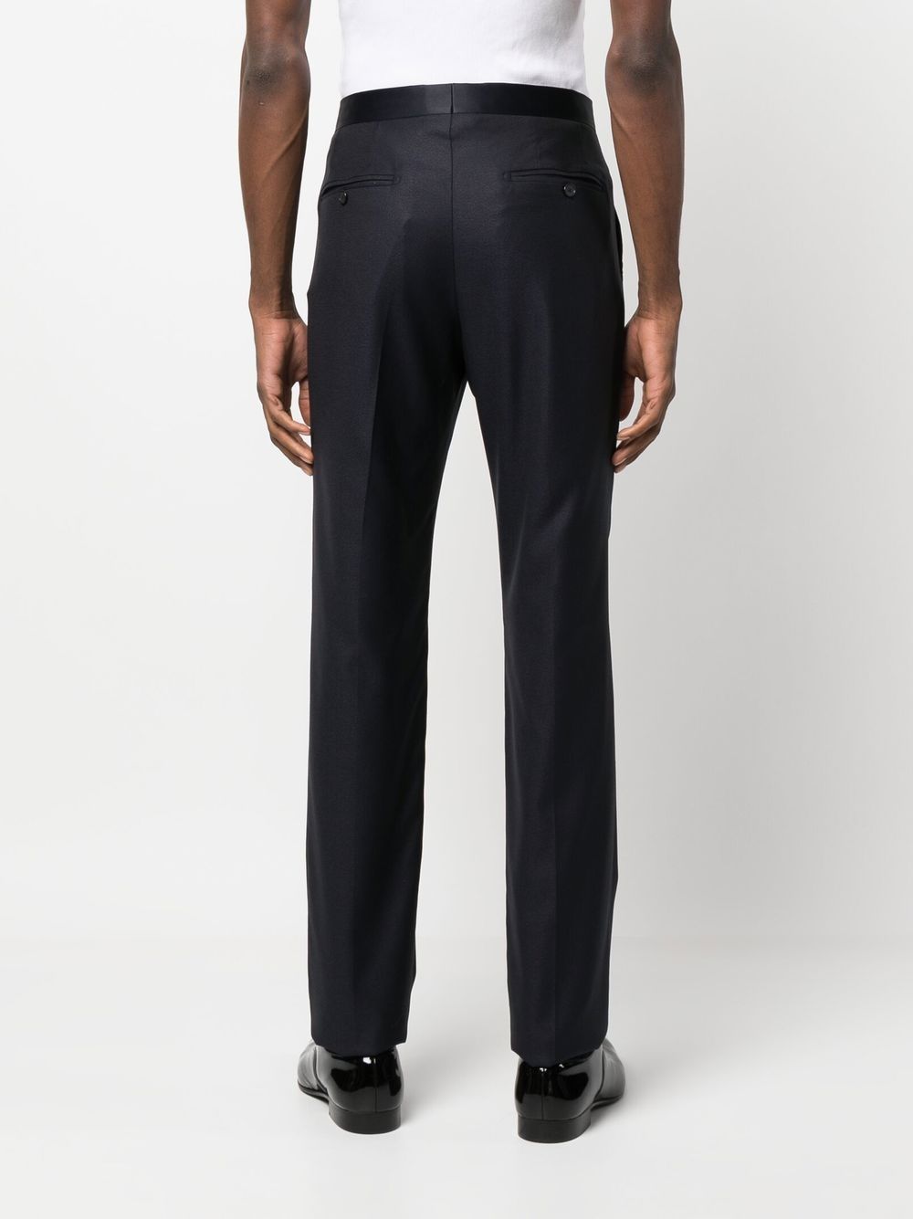 Tagliatore Montecarlo Mid-rise Tailored Trousers In Black