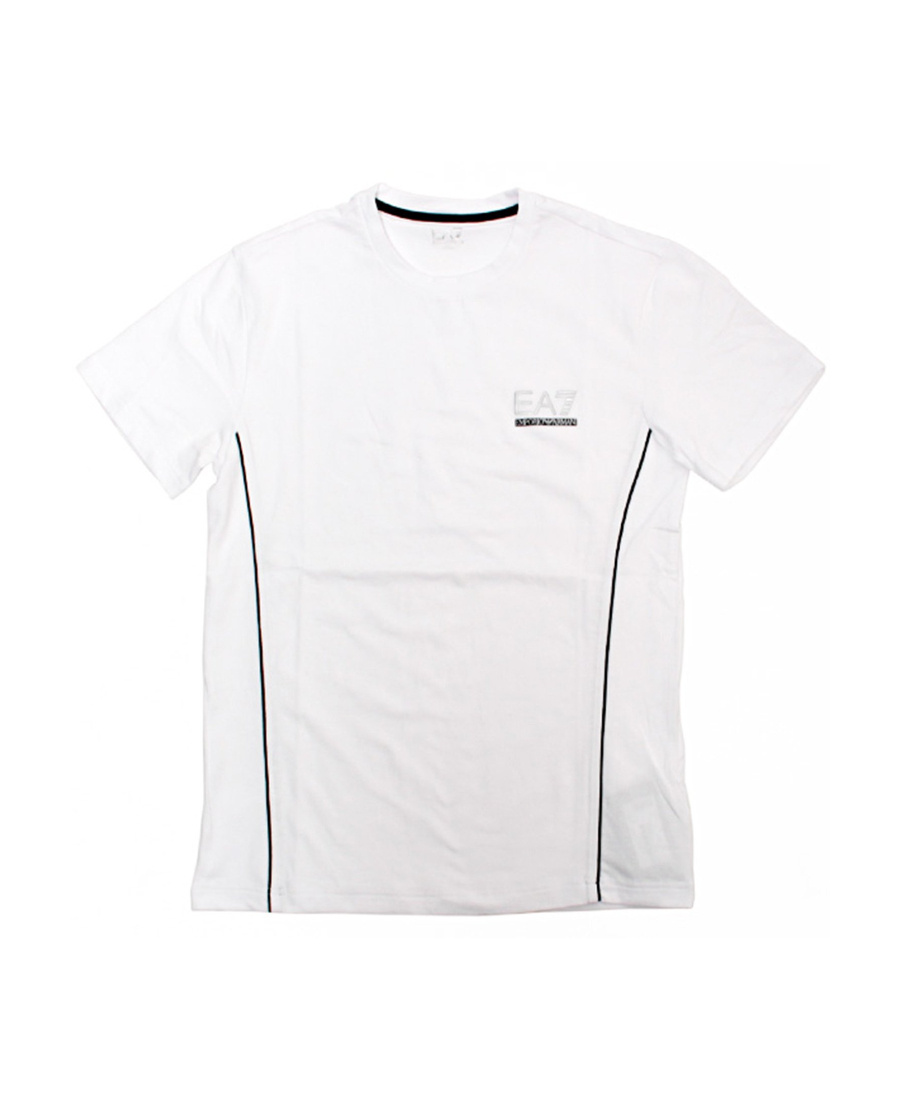EA7 LOGO ROUND-NECKED T-SHIRT