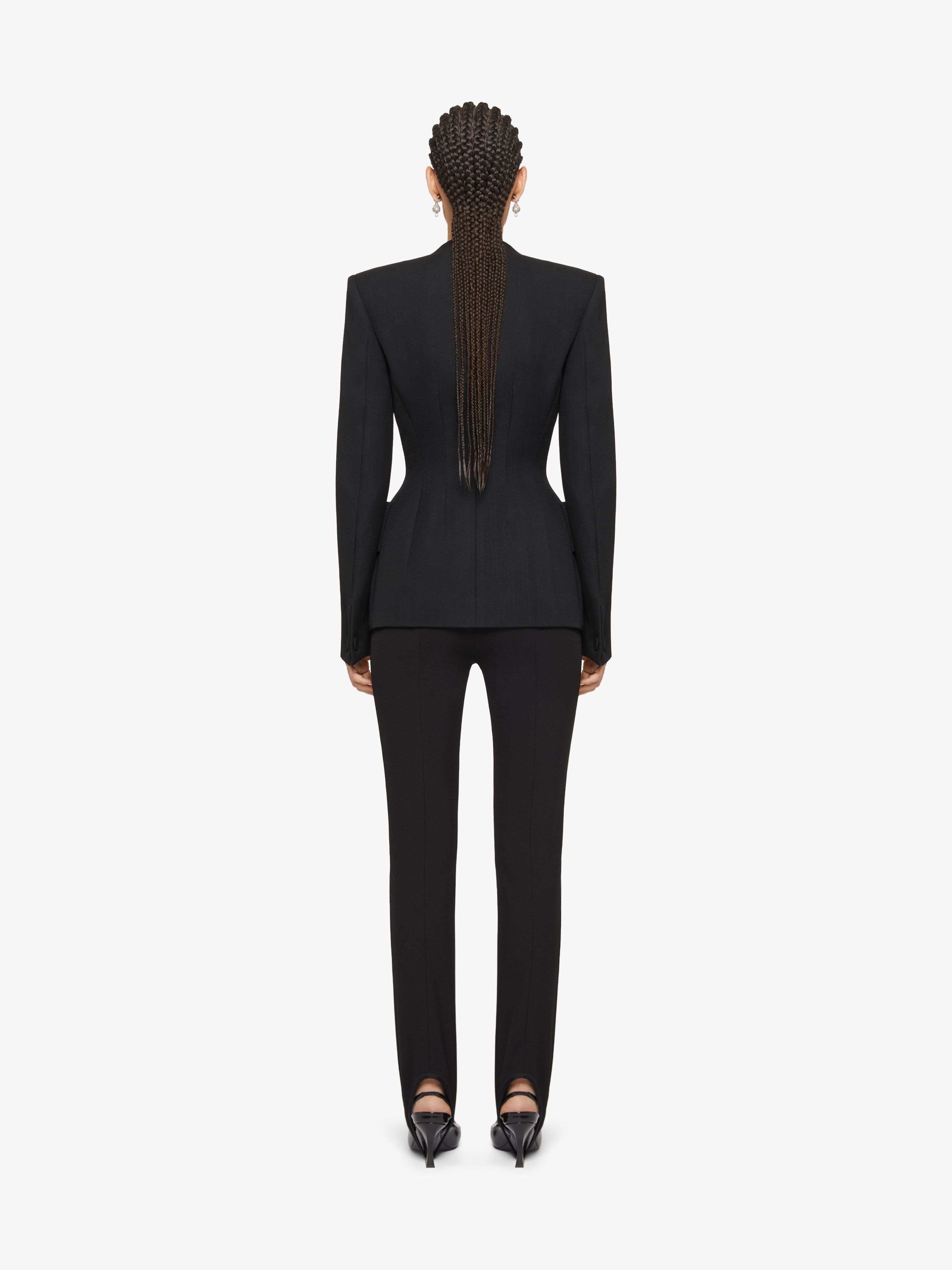 Givenchy Stirrup Pants In Twill In Black