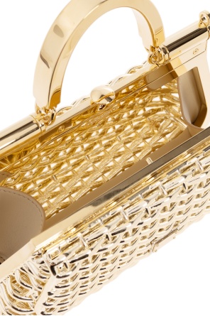 Dolce & Gabbana Dolce Gabbana Sicily Logo Tag Box Handbag In Brown