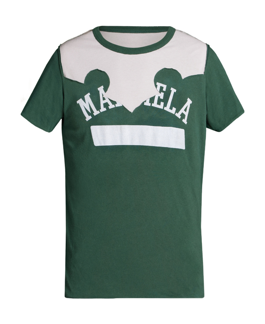 Maison Margiela Décortiqué T-shirt In Green