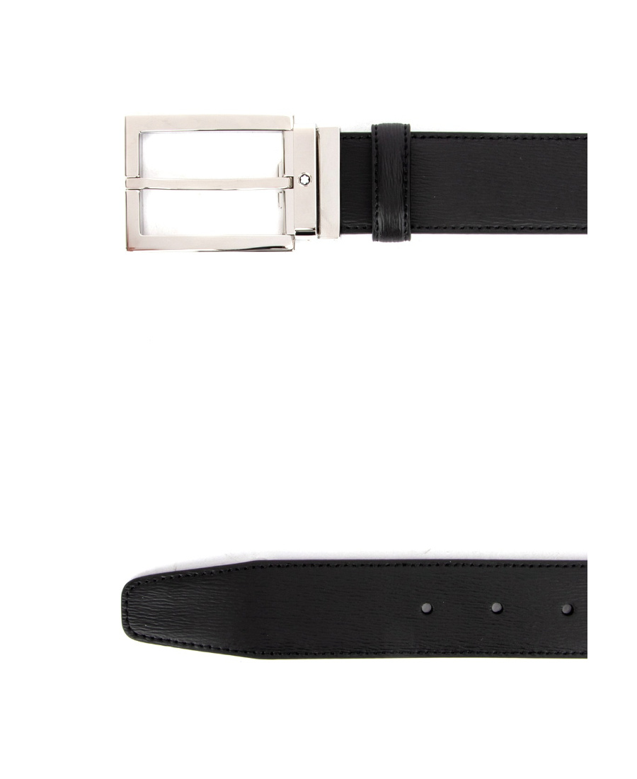 Montblanc Micro-label Belt In Black