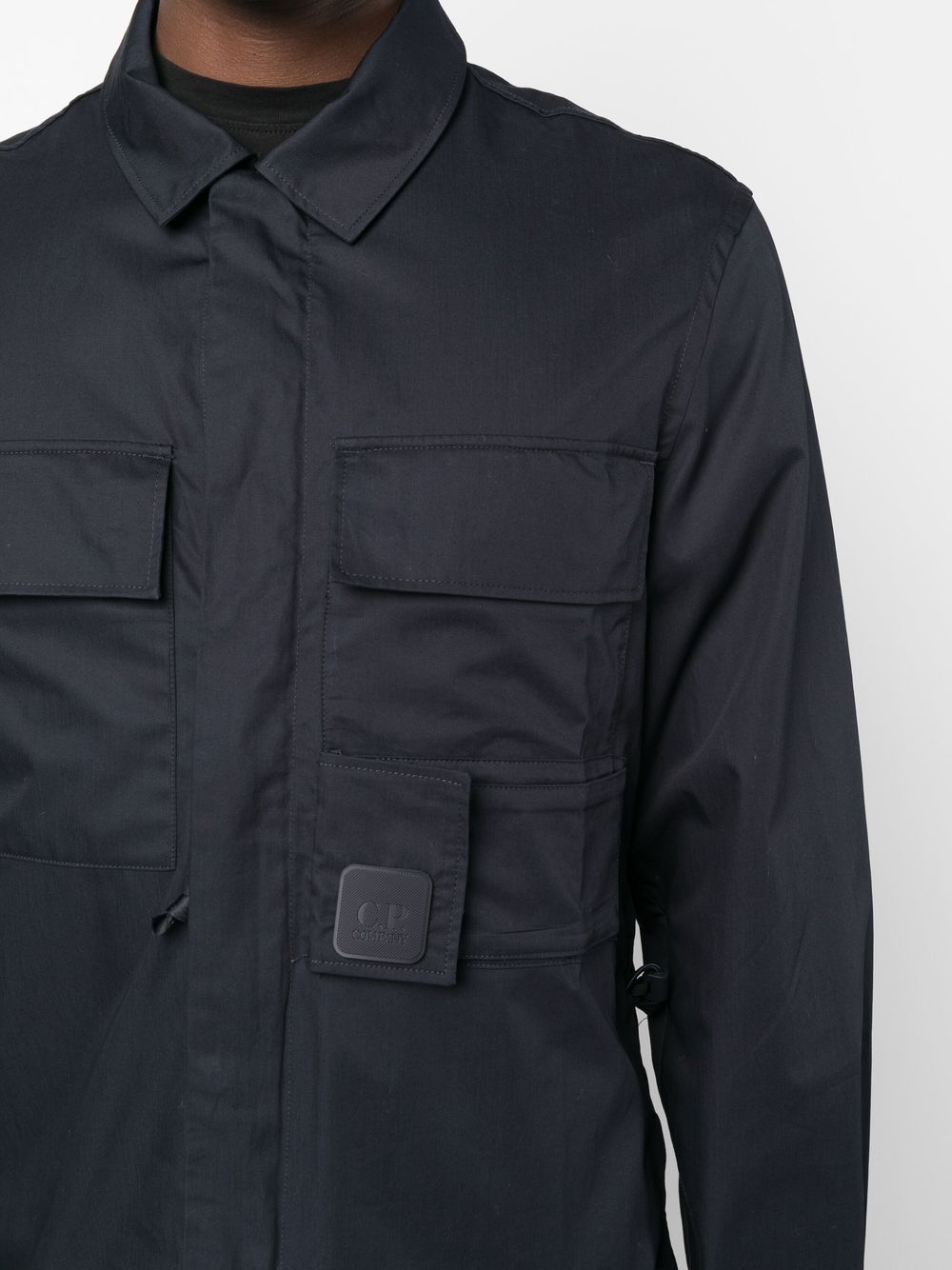 C.P. COMPANY METROPOLIS LOGO-PATCH JACKET