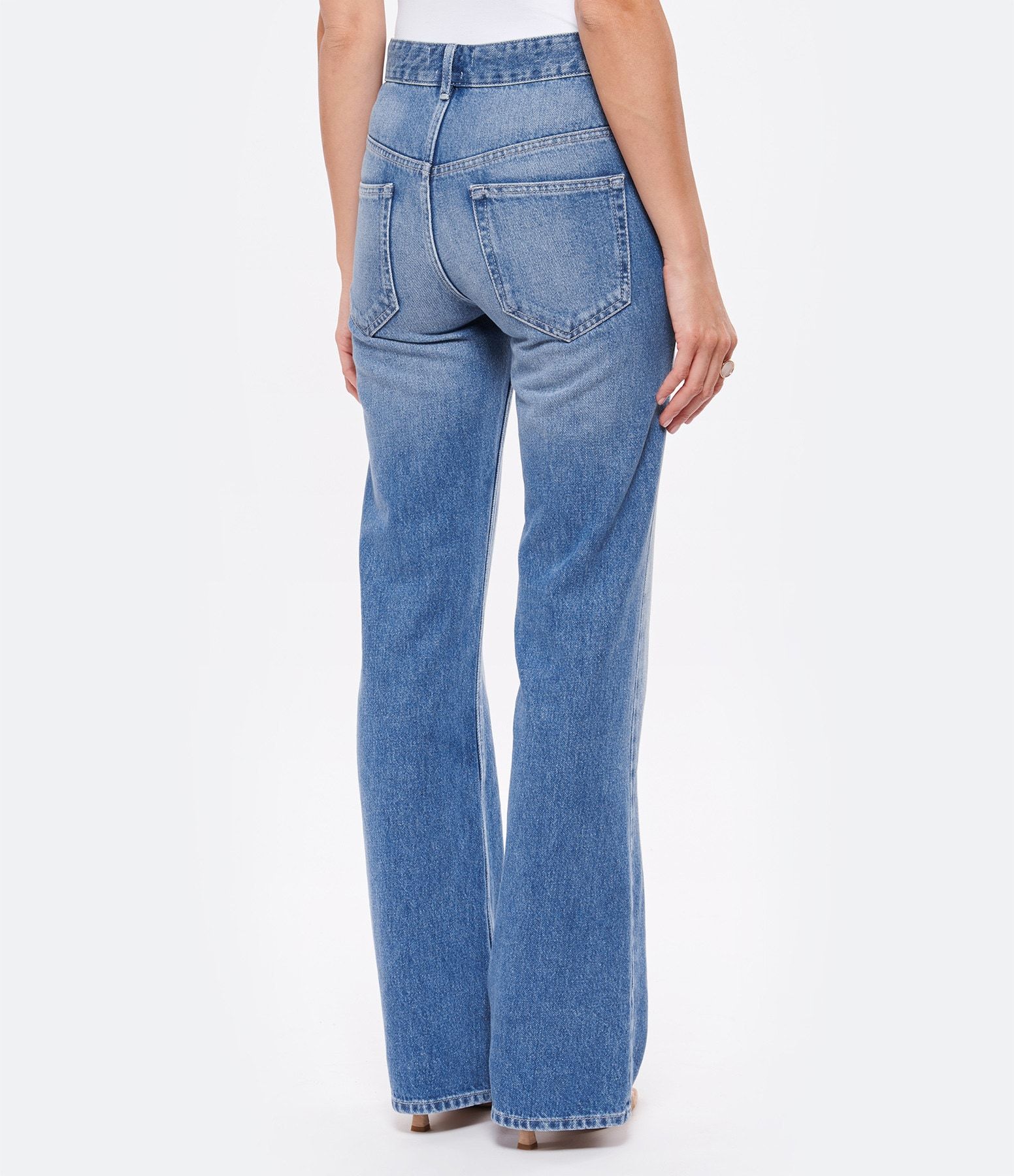Isabel Marant Étoile High-rise Bootcut Jeans In Blue
