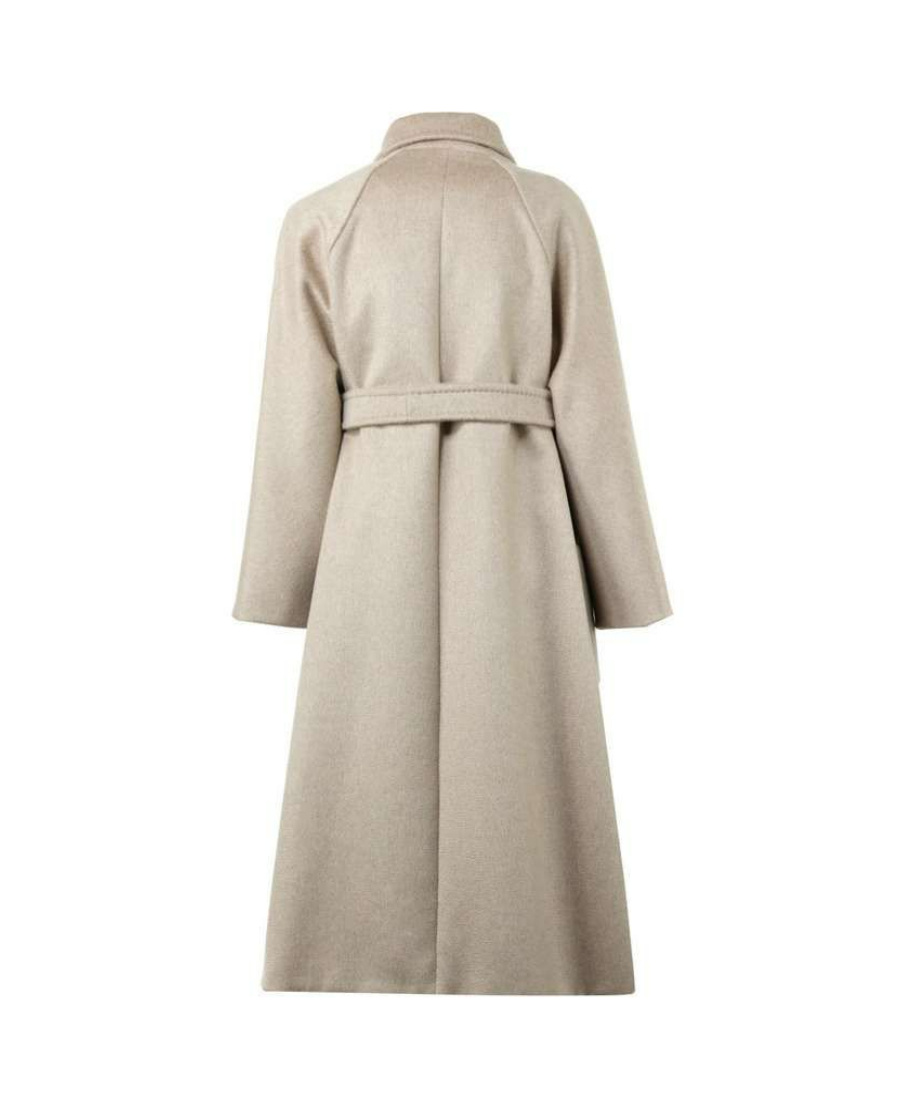 Shop Max Mara Double-sided Ludmilla Icon Coat In Nude