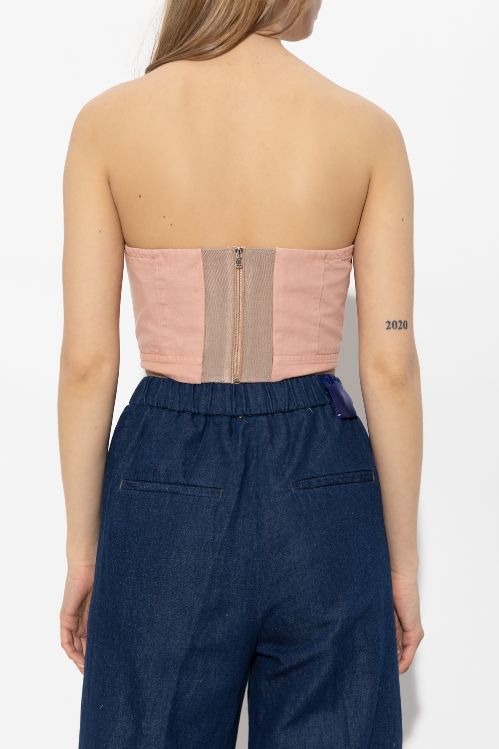 Forte Forte Strapless Vest In Nude