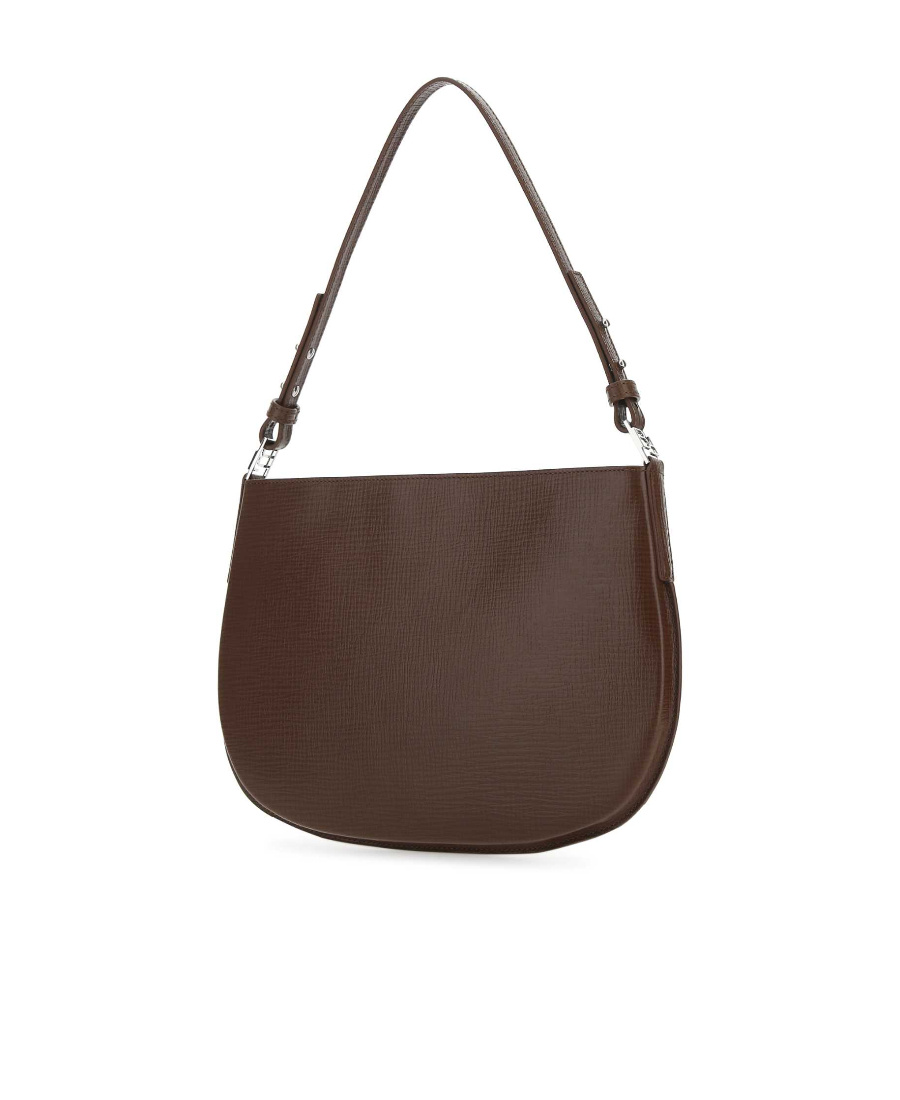 By Far Logo Shoulder Bag In Brown