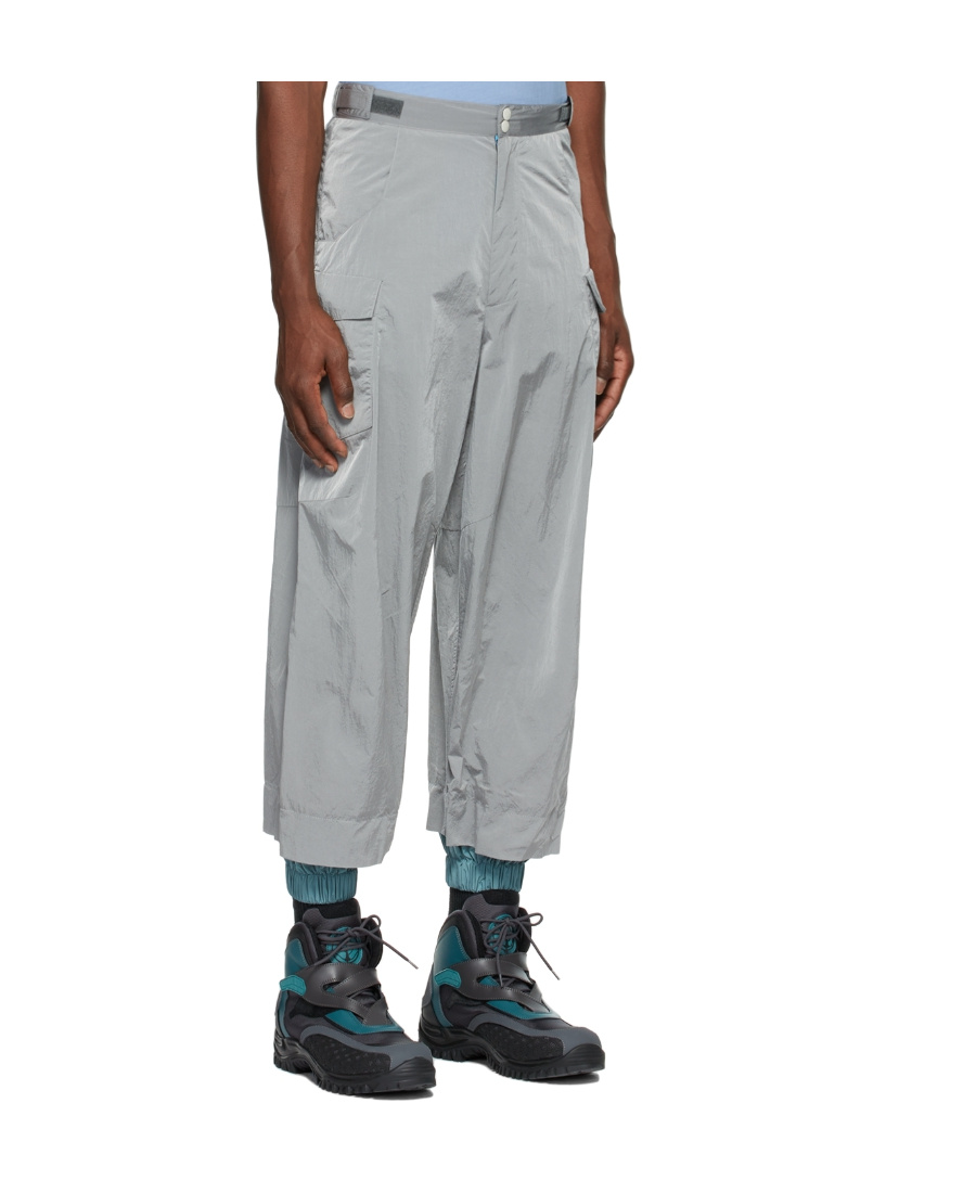 Shop Rick Owens Four Bags Of Style Casual Pants In Gray