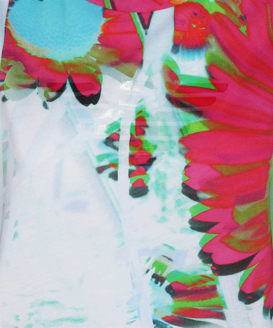 EMPORIO ARMANI ABSTRACT FLORAL-PRINT T-SHIRT