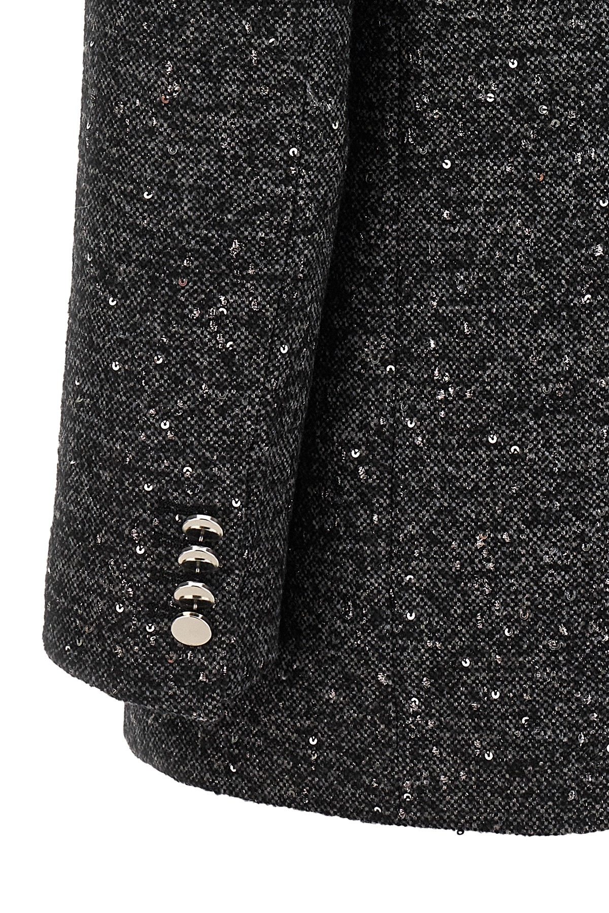 Tagliatore Jasmine Tweed Blazer In Black