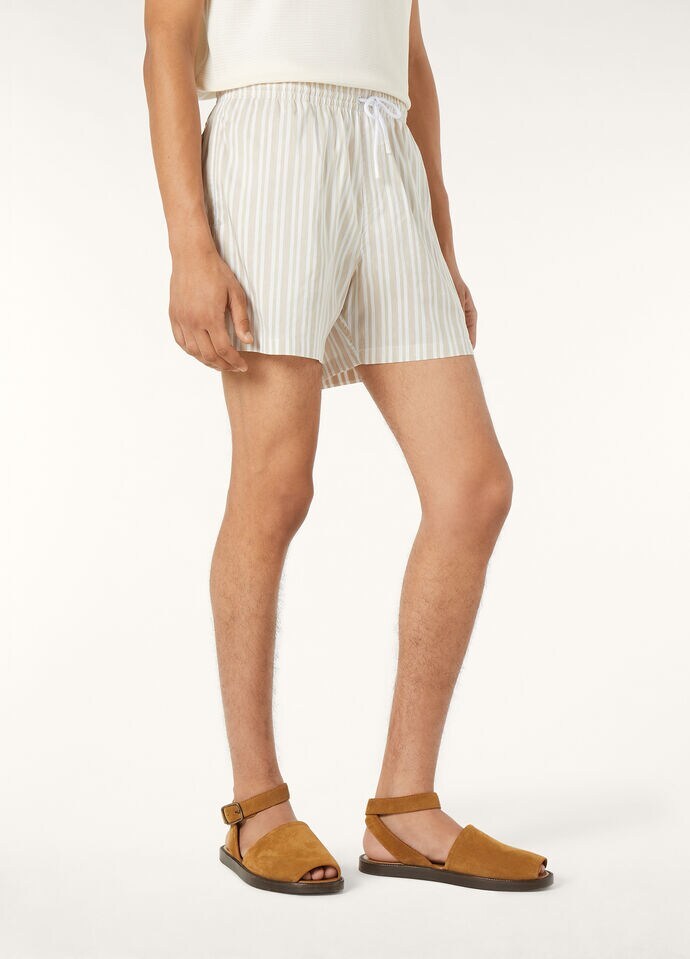 Loro Piana Striped Drawstring Shorts