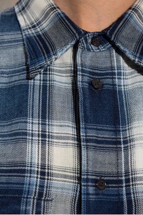 Dsquared2 Lapel Long Sleeve Shirt In Gray