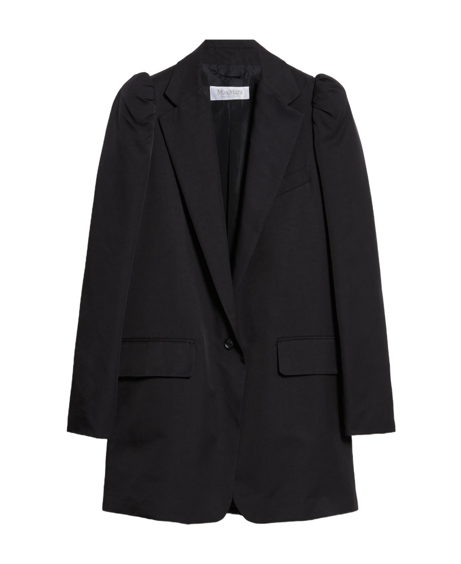 Max Mara Single Button Suit Jacket In Black