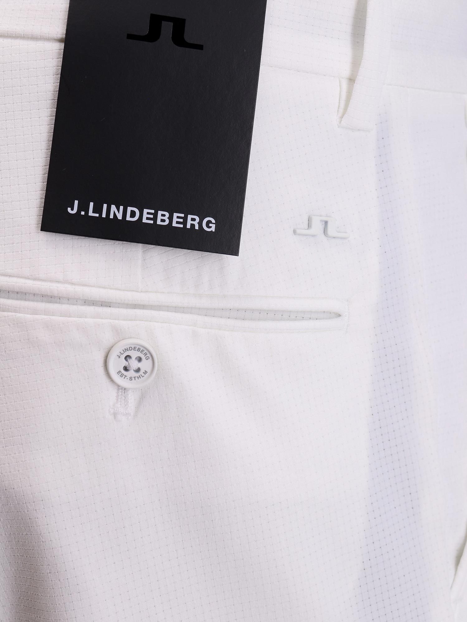 J. LINDEBERG BELT RING CASUAL PANTS
