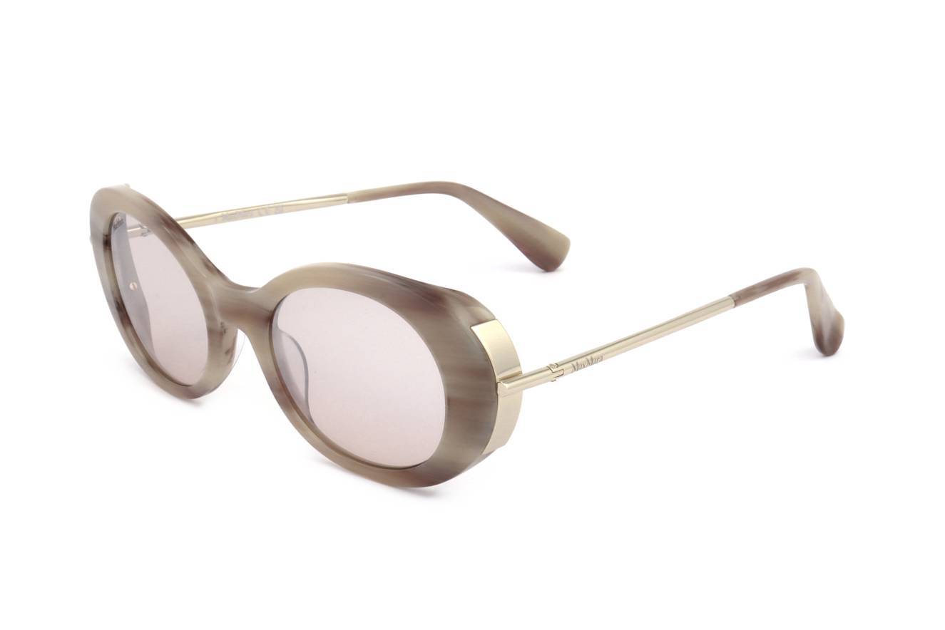 Max Mara Oval Sunglasses In Neutral