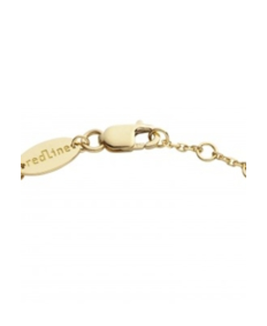 Redline 18kt Rose Gold And Diamond String Bracelet In Yellow