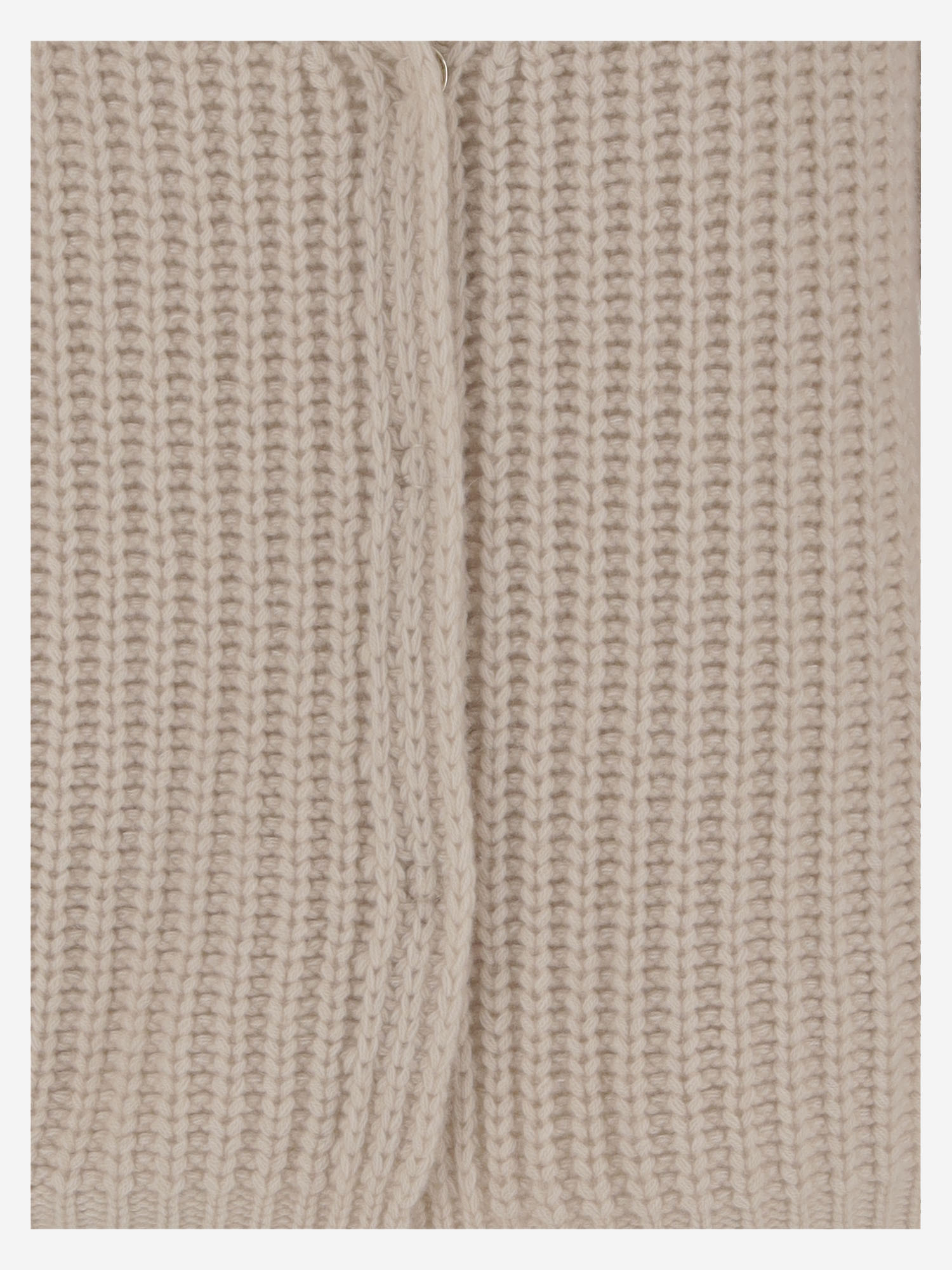 Bruno Manetti Long-sleeved Knitted Cardigan In Nude