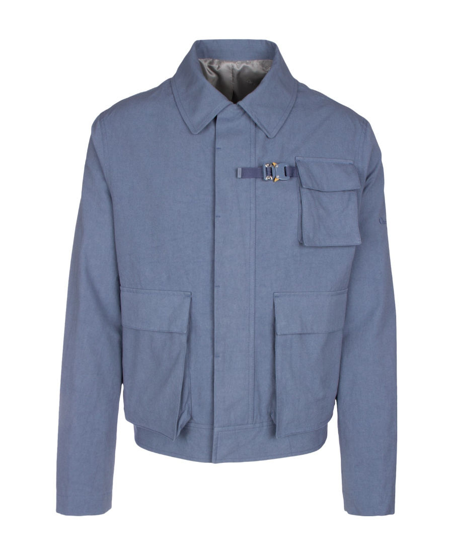 Dior Long-sleeved Casual Jacket In Blue