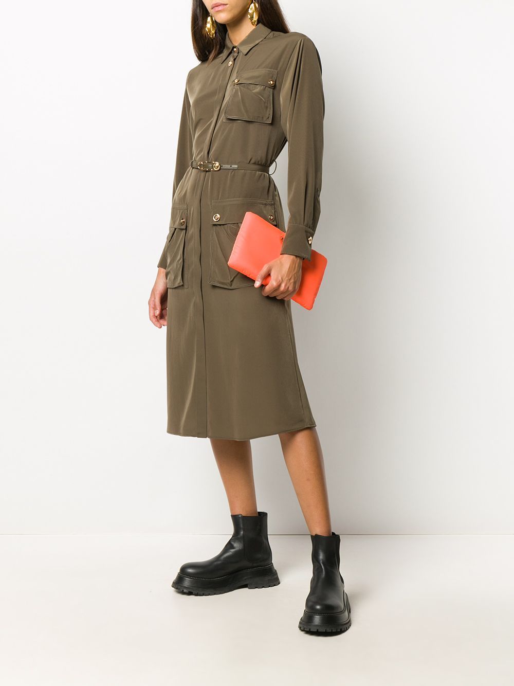 Versace Safari Midi Shirtdress