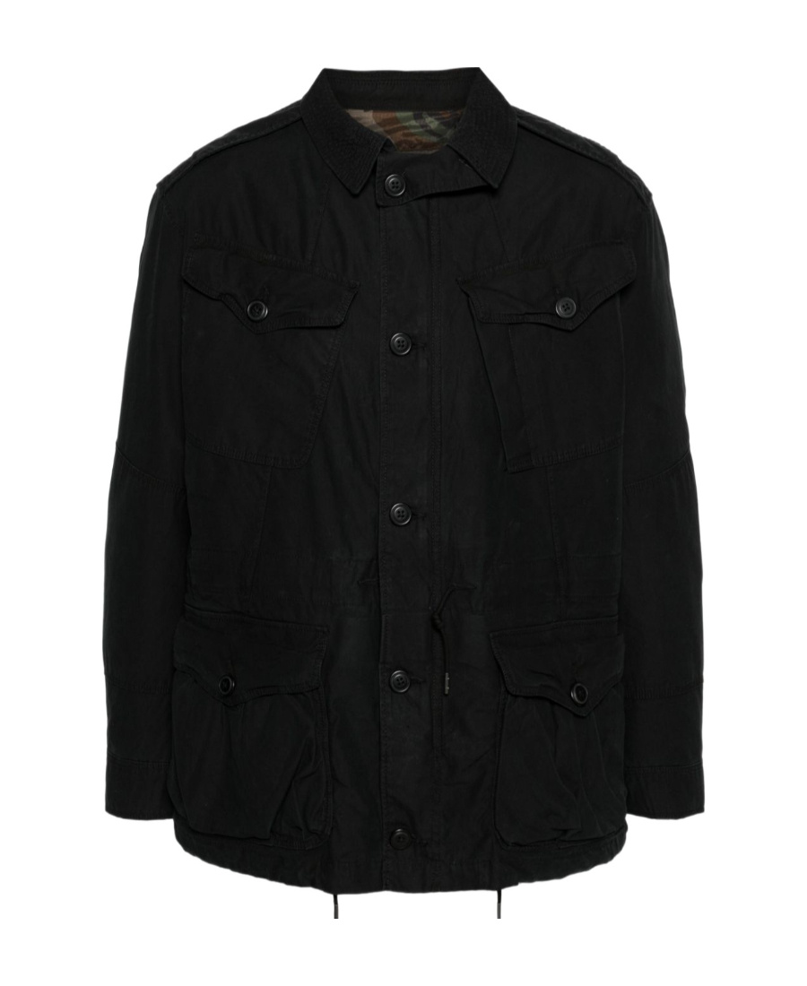 Polo Ralph Lauren Mens Bomber Jacket: Troops Jkt Lined In Black