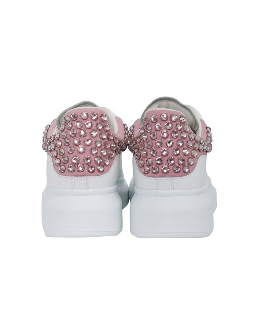 Alexander Mcqueen Logo Lace Up Casual Sports Shoes In White