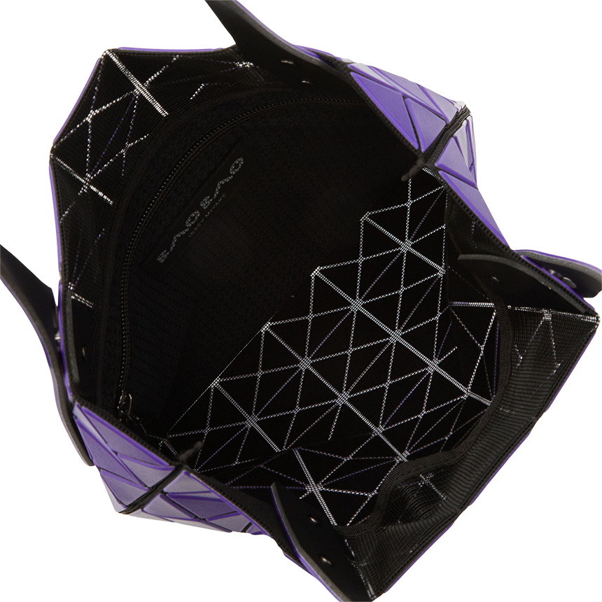 Issey Miyake Prism Geometric Pattern Handbag In Blue