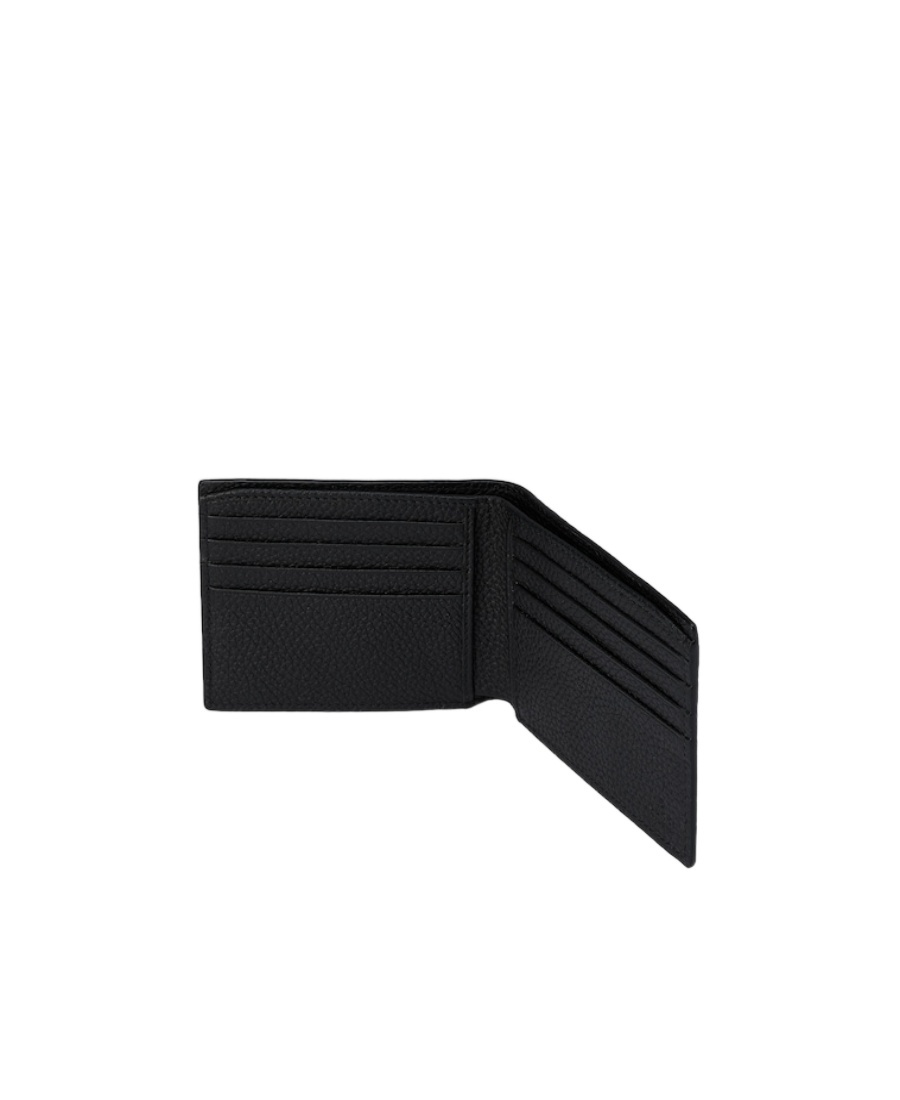 Gucci Logo Plaque Bifold Wallet In Black