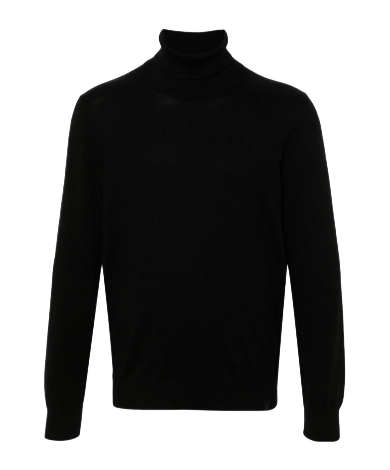 Fay Wool Turtleneck Sweater In Black