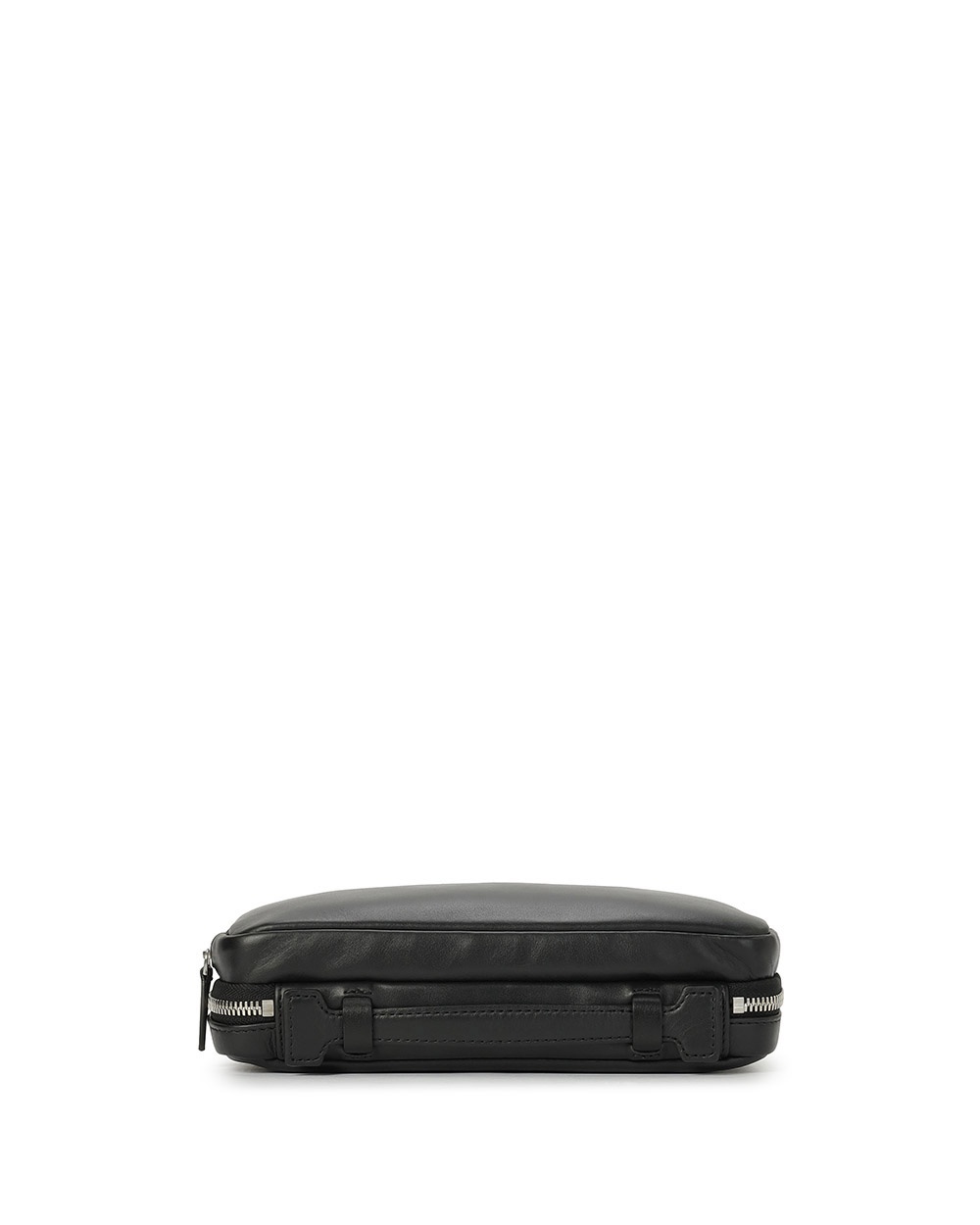 Emporio Armani Logo Details Handbag In Black