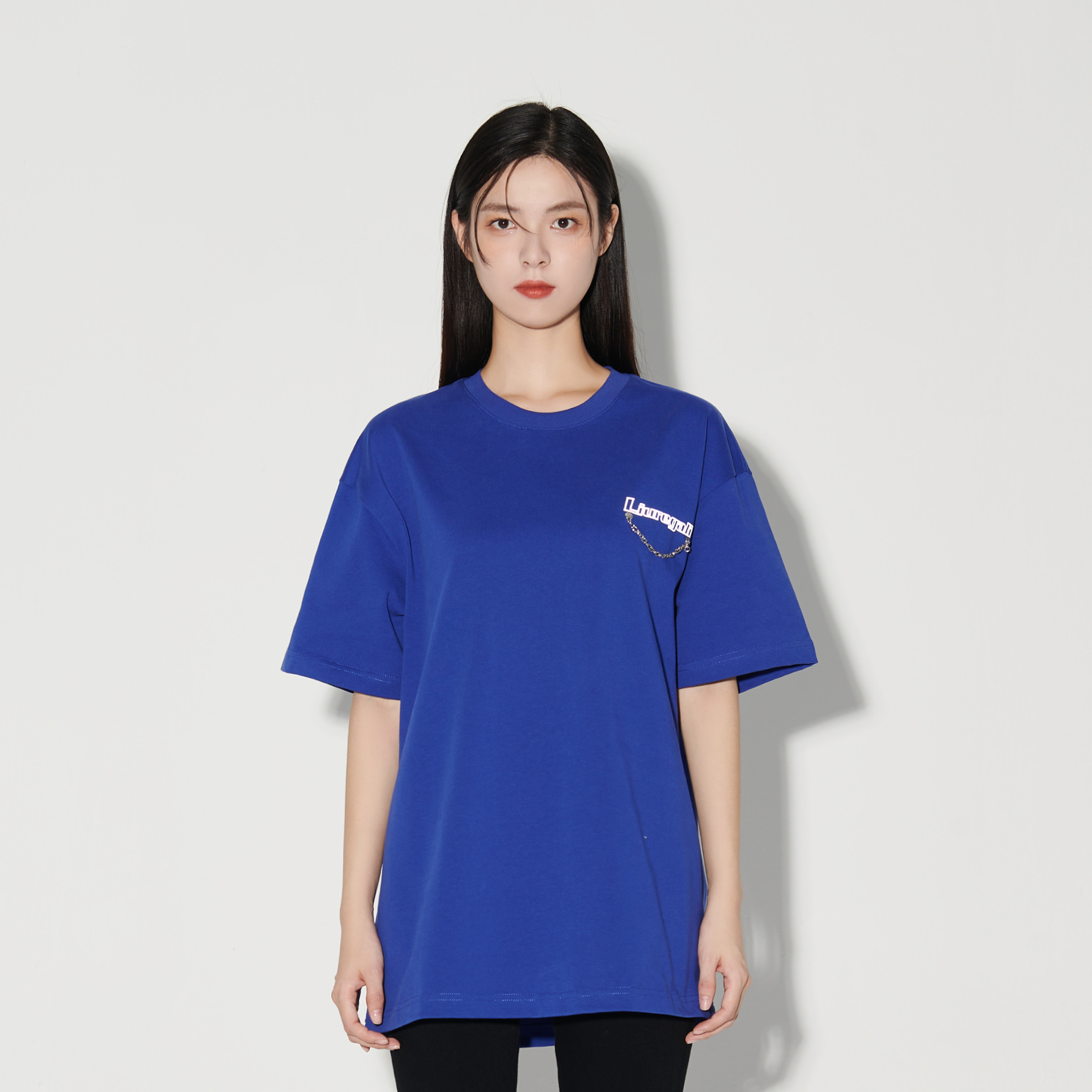 Liuregali Logo Details Short-sleeved T-shirt In Blue